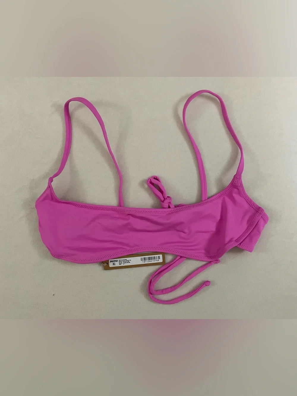 Skims SET NWT Neon Orchid Pink Bikini Swim Set 2-pc set top & Bottom Size m